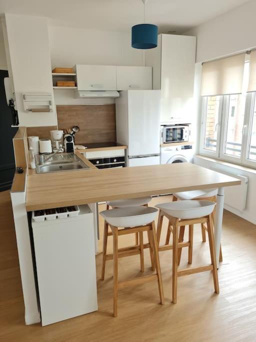 Bel Appartement 3 Suites Privatives Hyper Centre Tourcoing Bagian luar foto